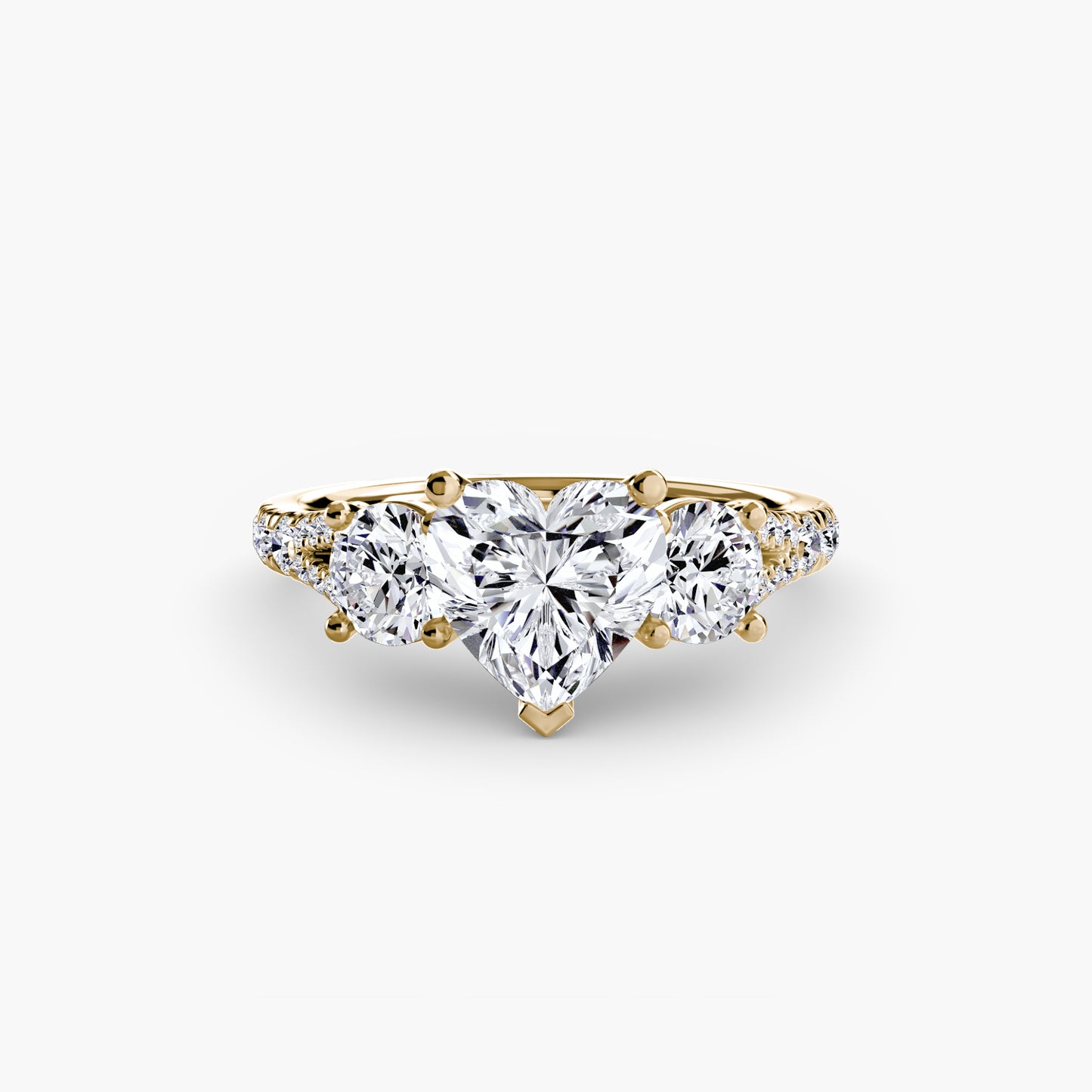 natural round diamond 0.77ct band band detail
