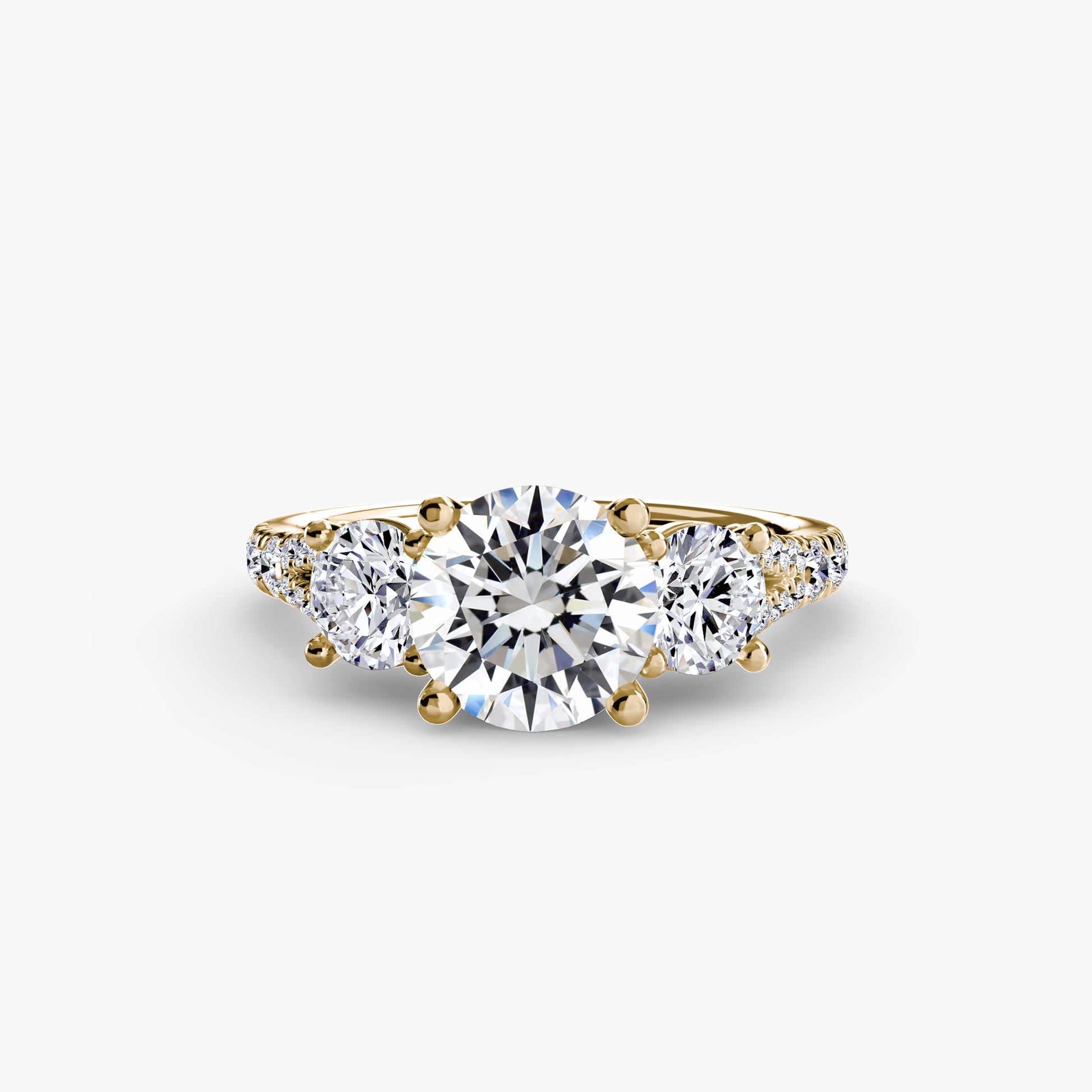 natural round diamond 0.77ct band packaging