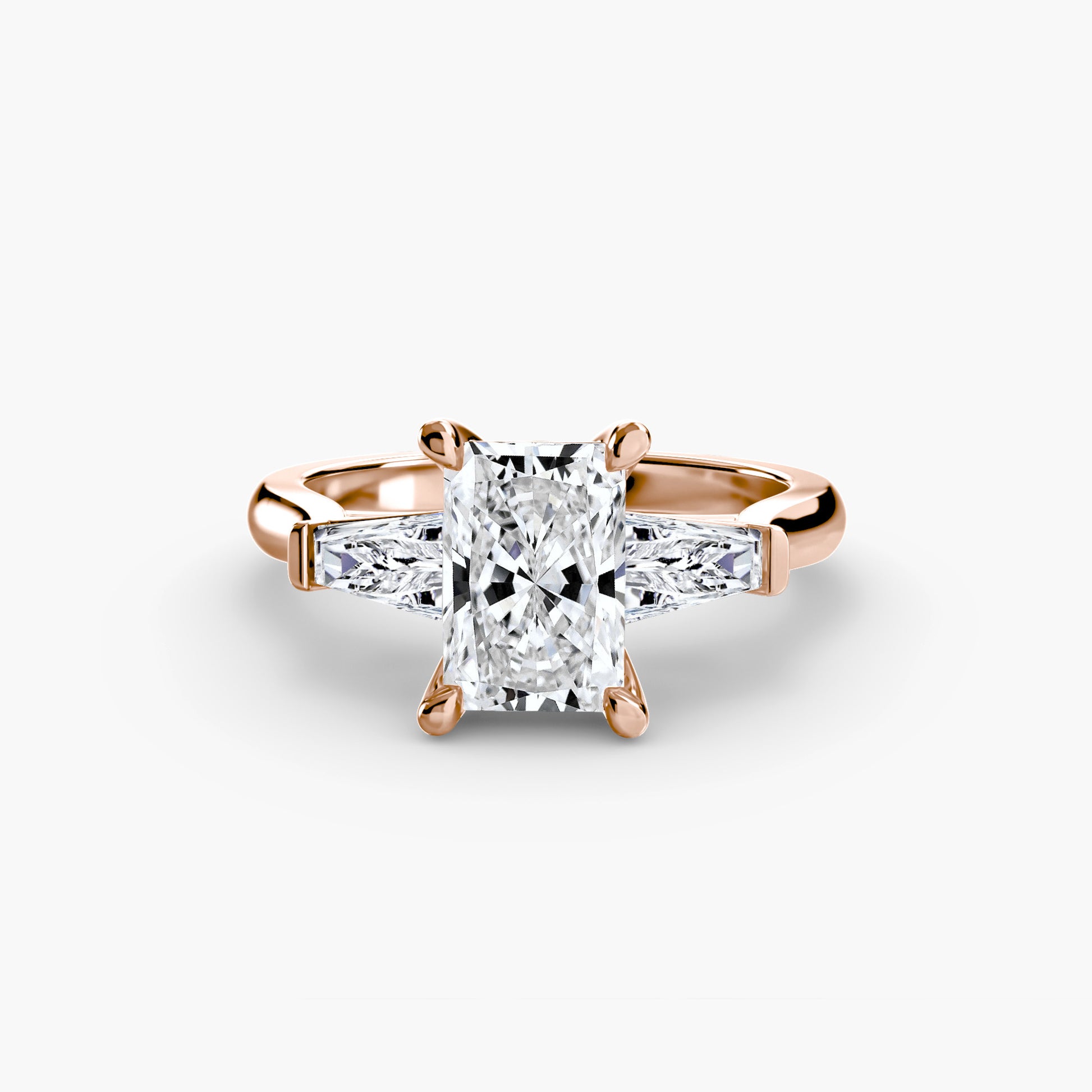 natural round diamond 0.60ct ring with diamond accents