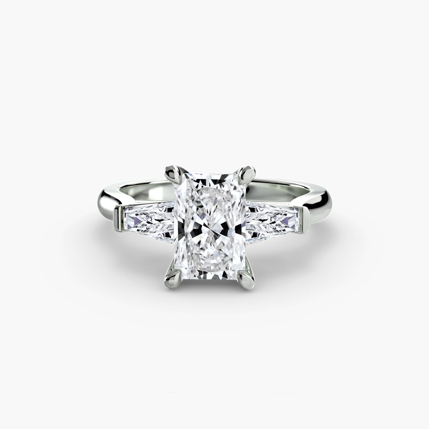 natural round diamond 0.60ct ring band detail