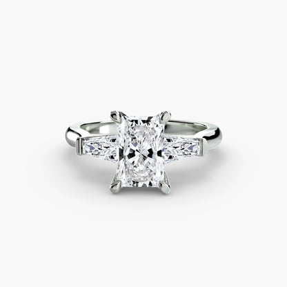 natural round diamond 0.60ct ring band detail