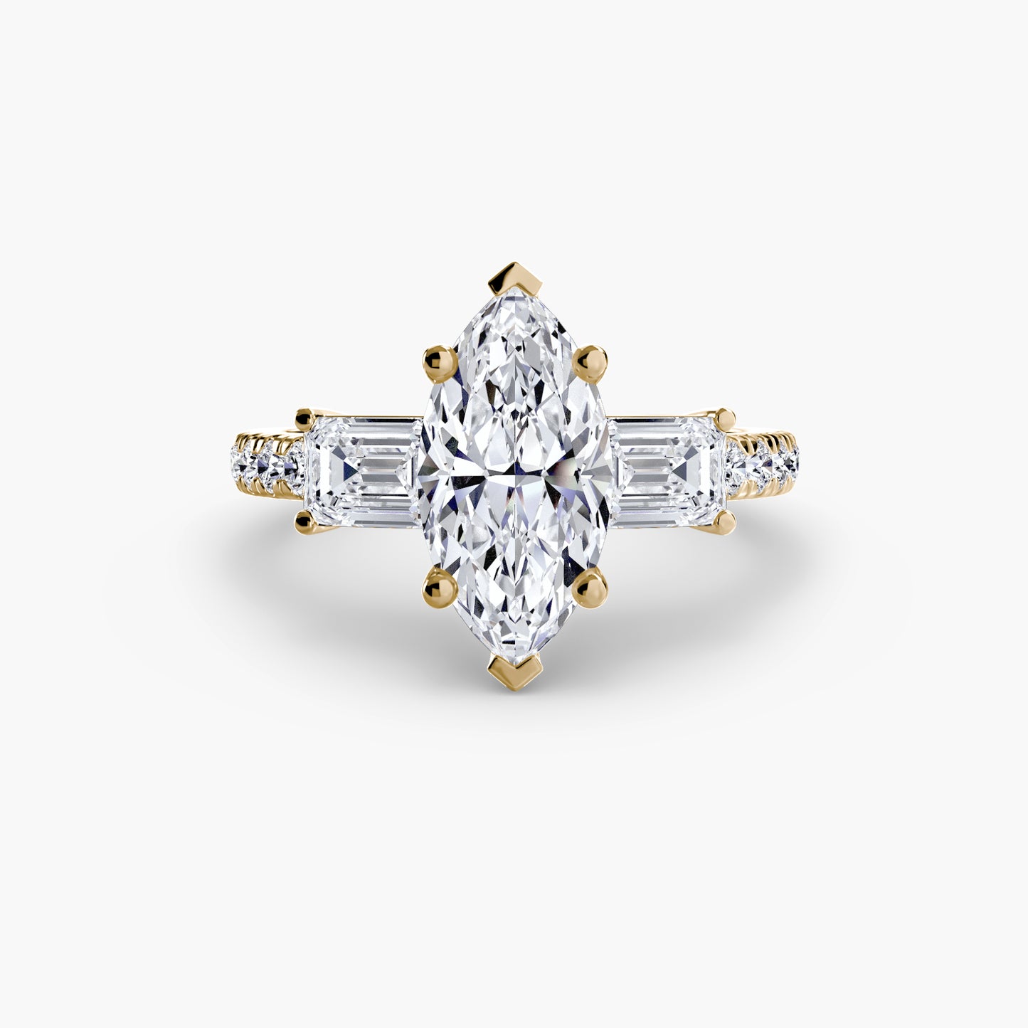 natural round diamond 0.89ct band band detail