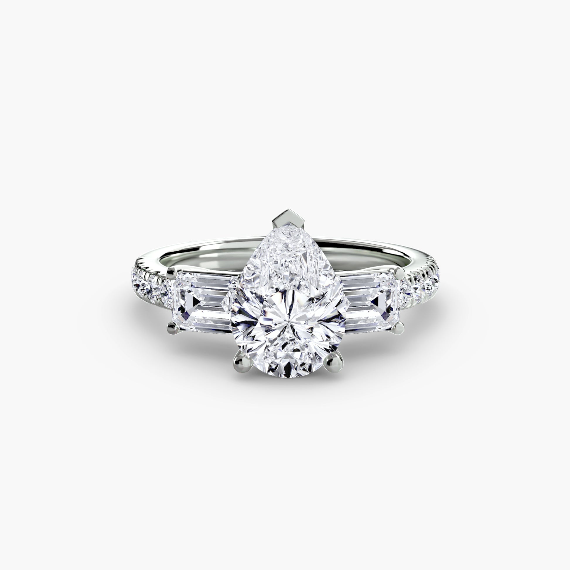 natural round diamond 0.89ct band band detail