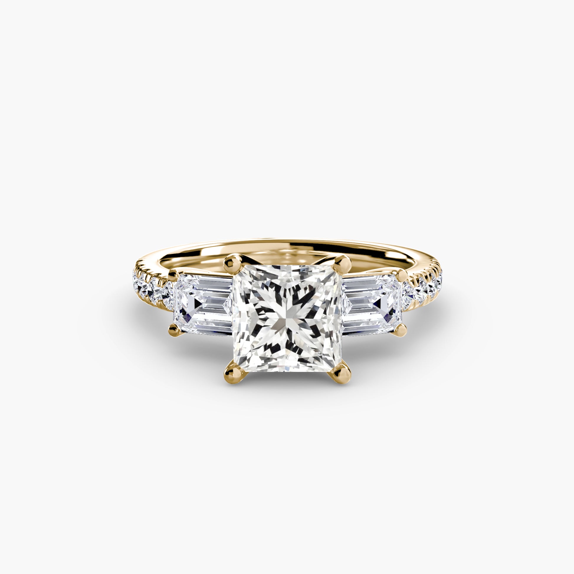 natural round diamond 0.89ct band packaging