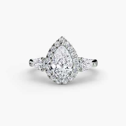natural round diamond 0.52ct ring band detail