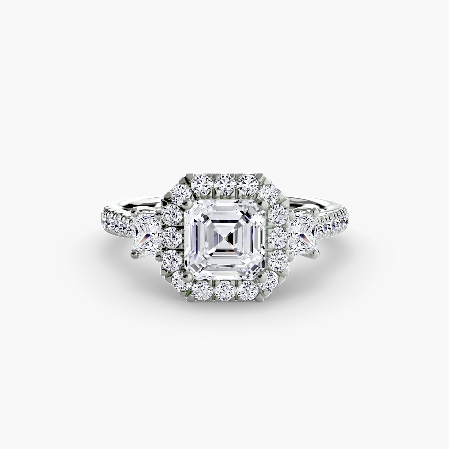 natural round diamond 0.69ct ring packaging