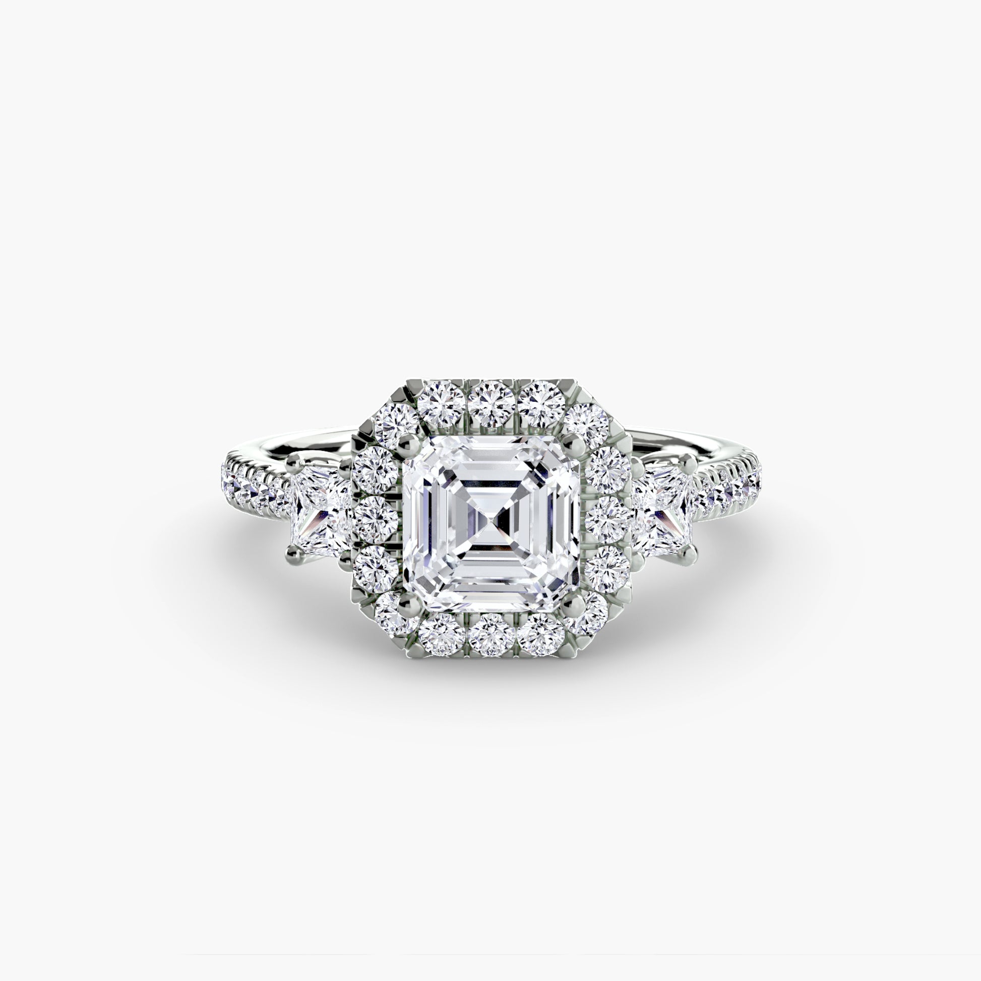 natural round diamond 0.69ct ring packaging