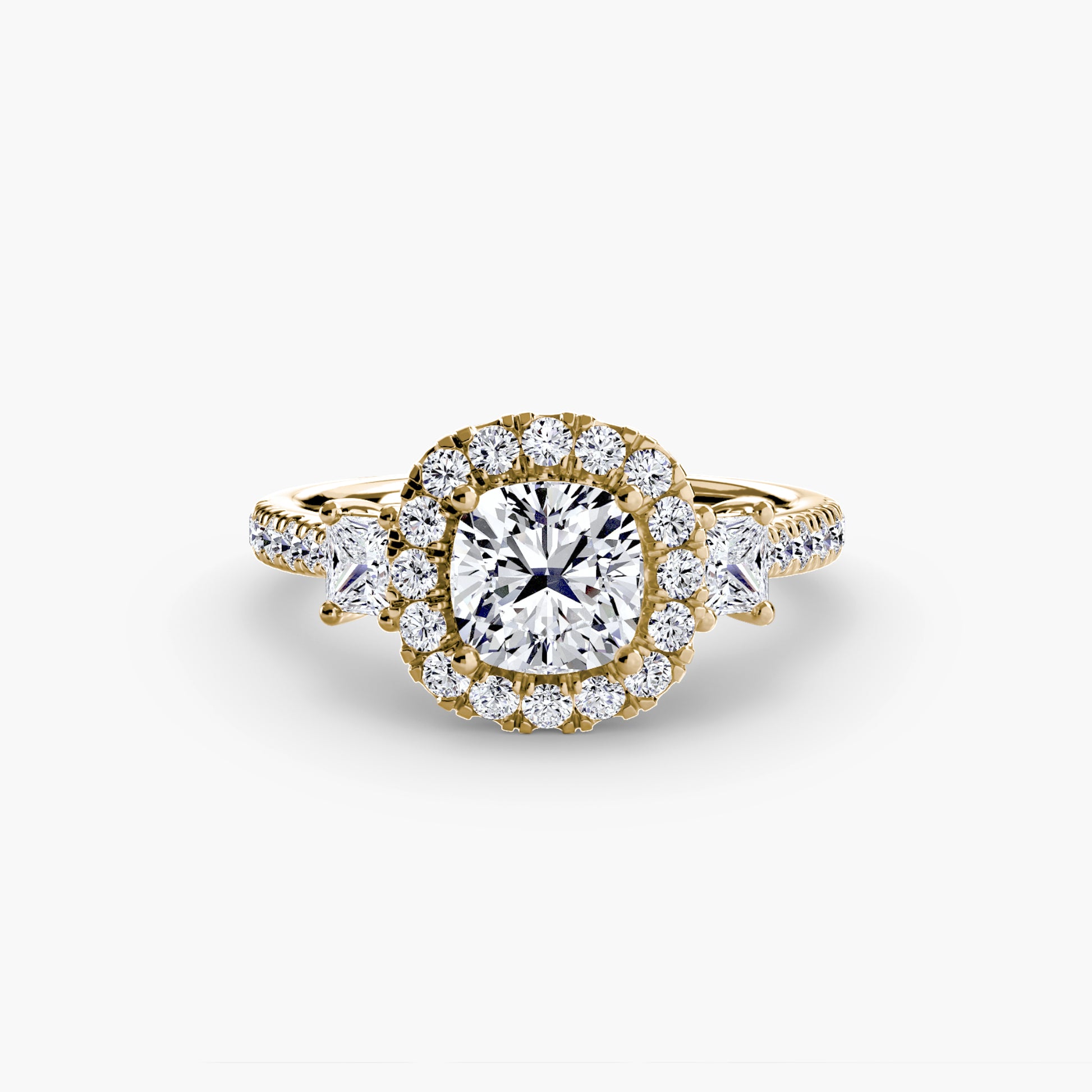 natural round diamond 0.69ct ring packaging
