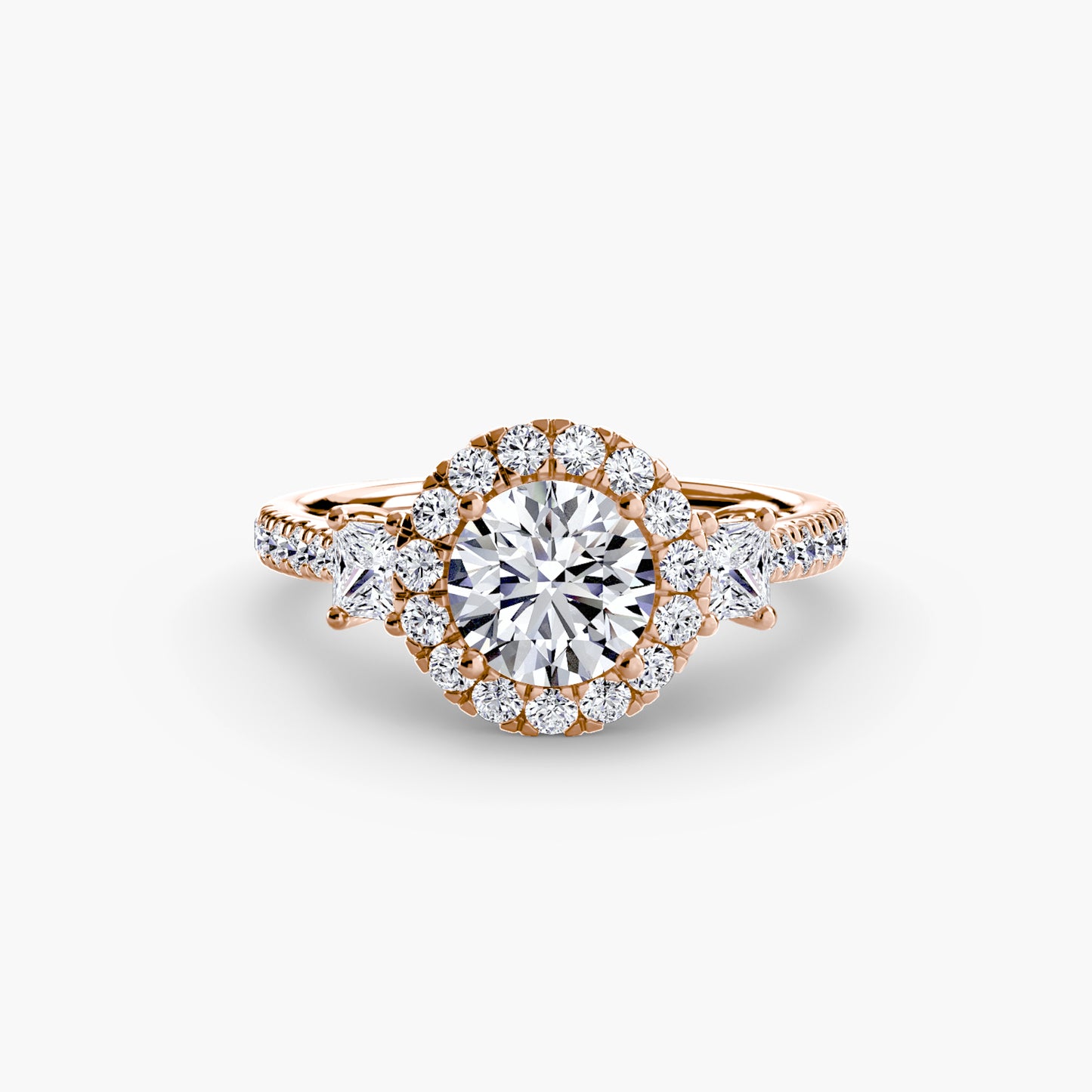 natural round diamond 0.69ct ring lifestyle photo