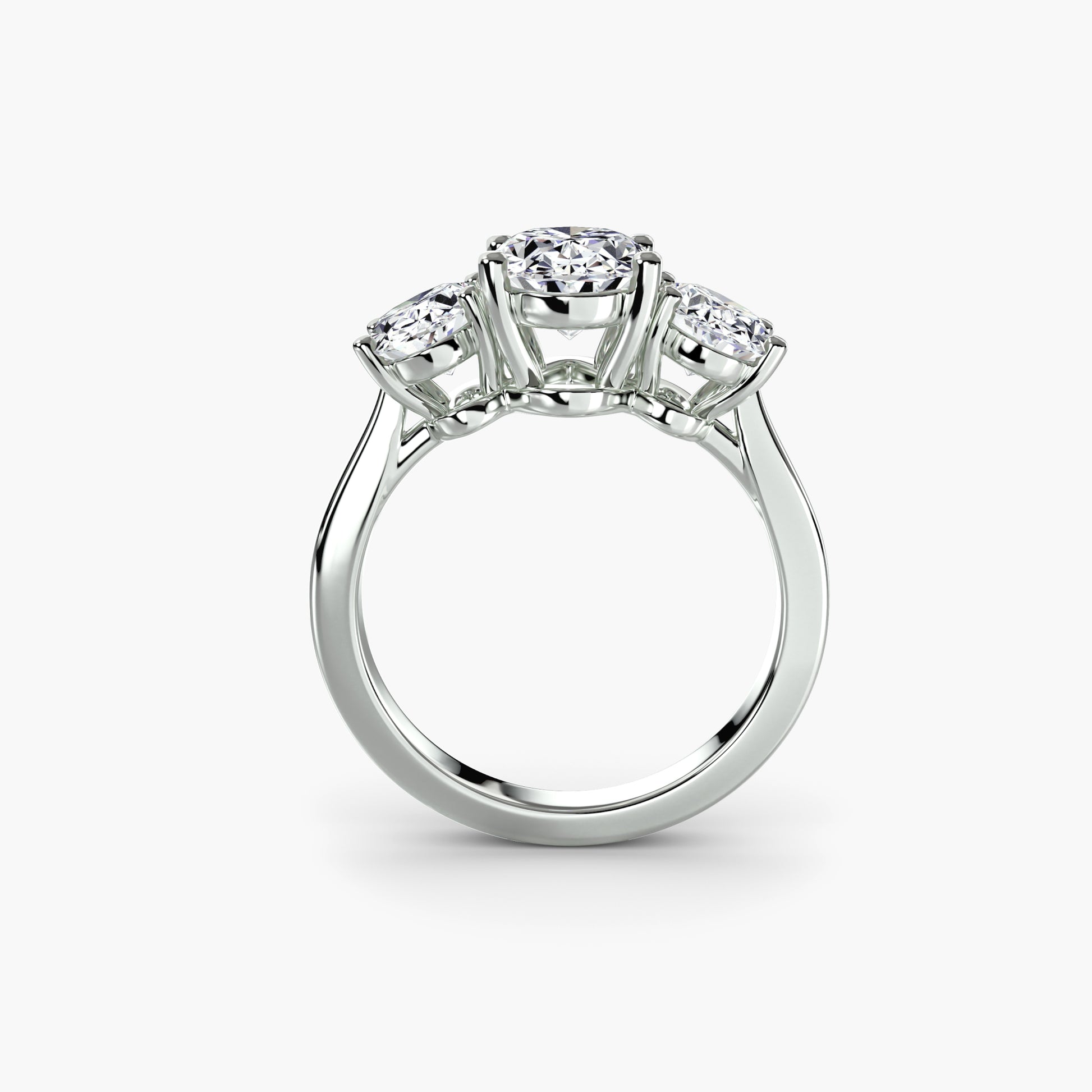 natural round diamond 1.40ct other side angle