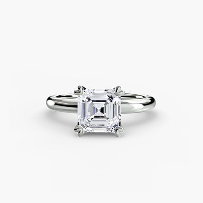 natural diamond ring side angle