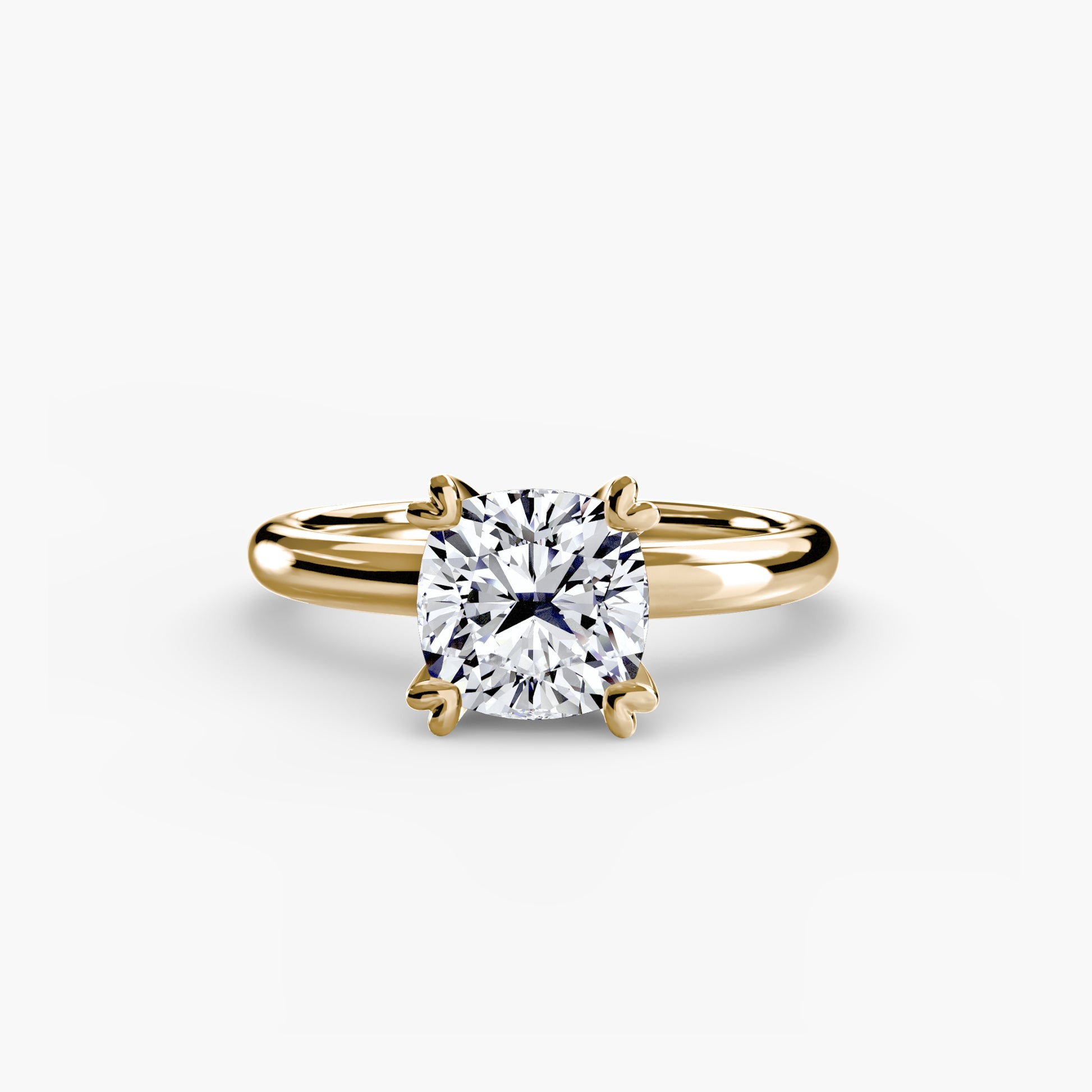 natural diamond ring side angle