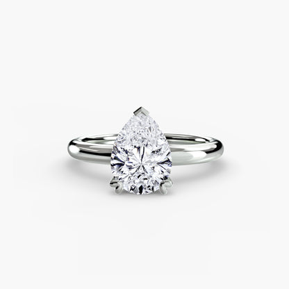 natural diamond ring band detail