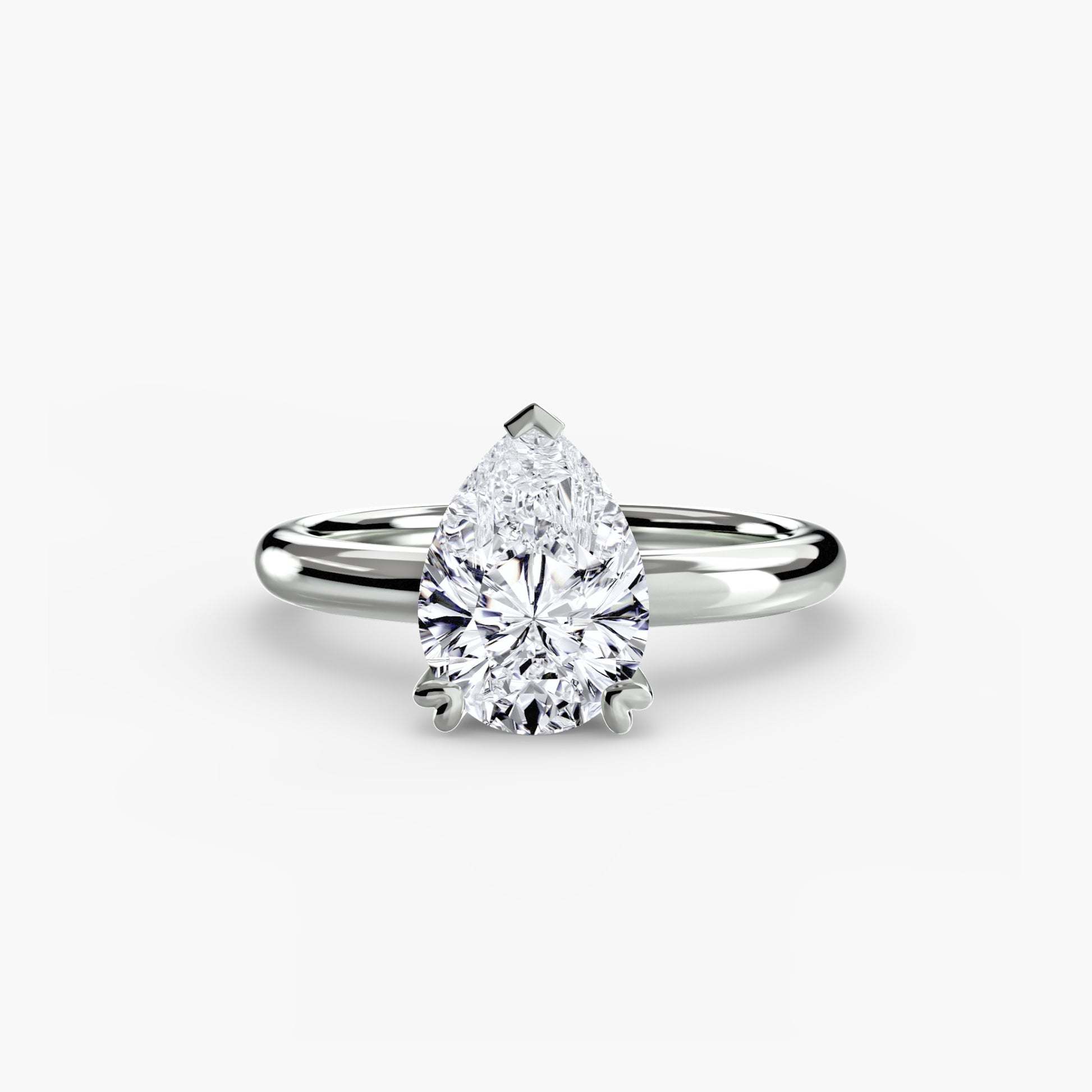 natural diamond ring macro detail