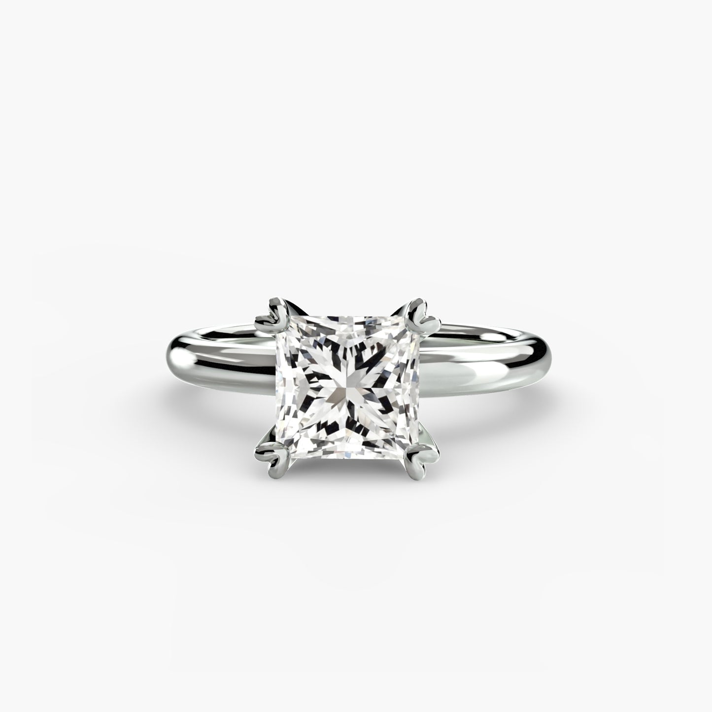 natural diamond ring with diamond accents