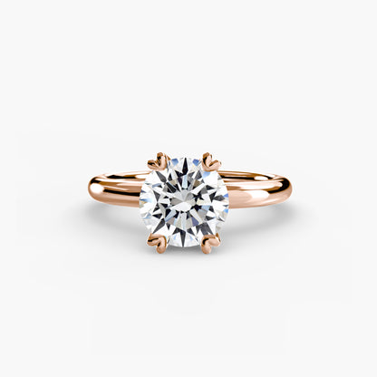 natural diamond ring band detail