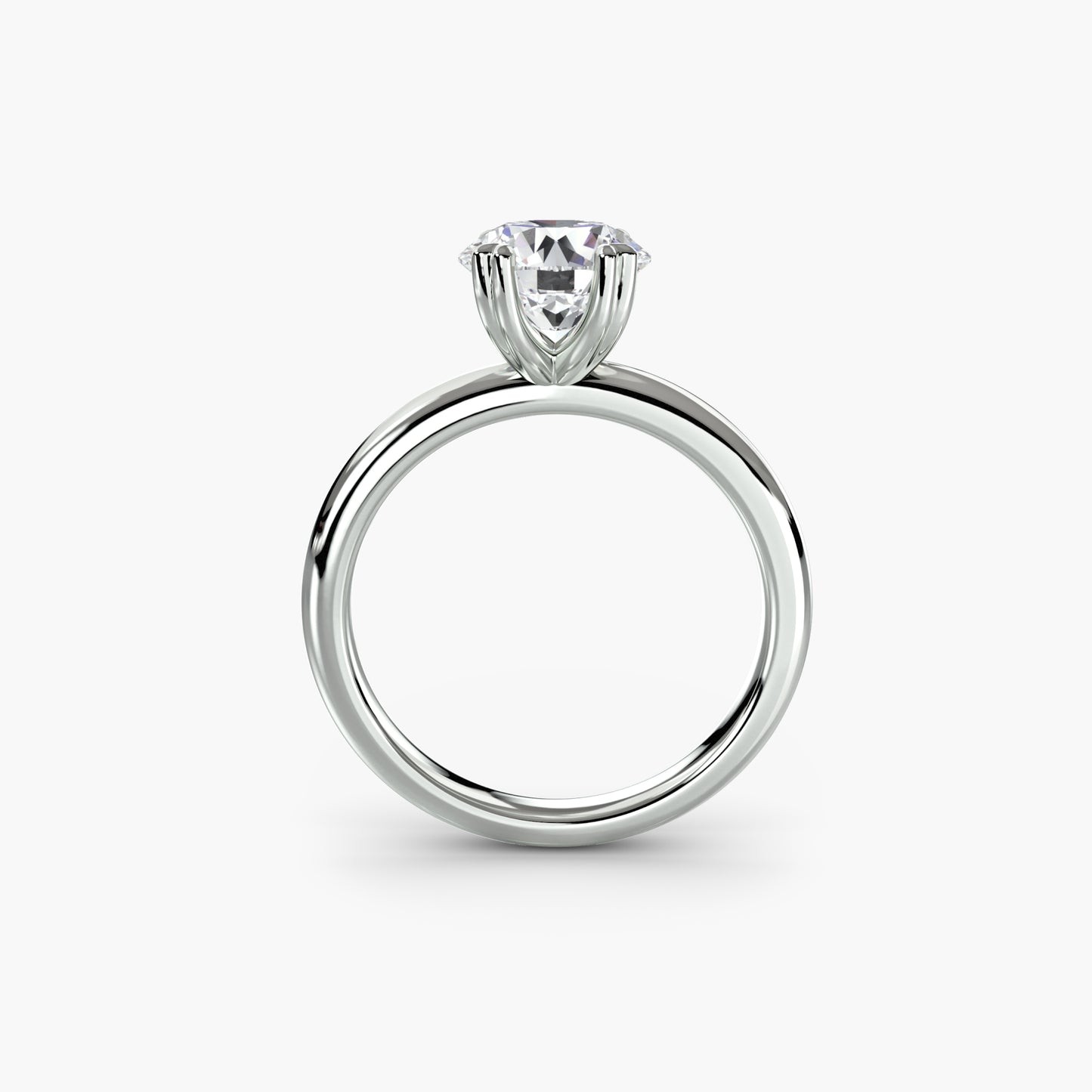 natural diamond ring side angle