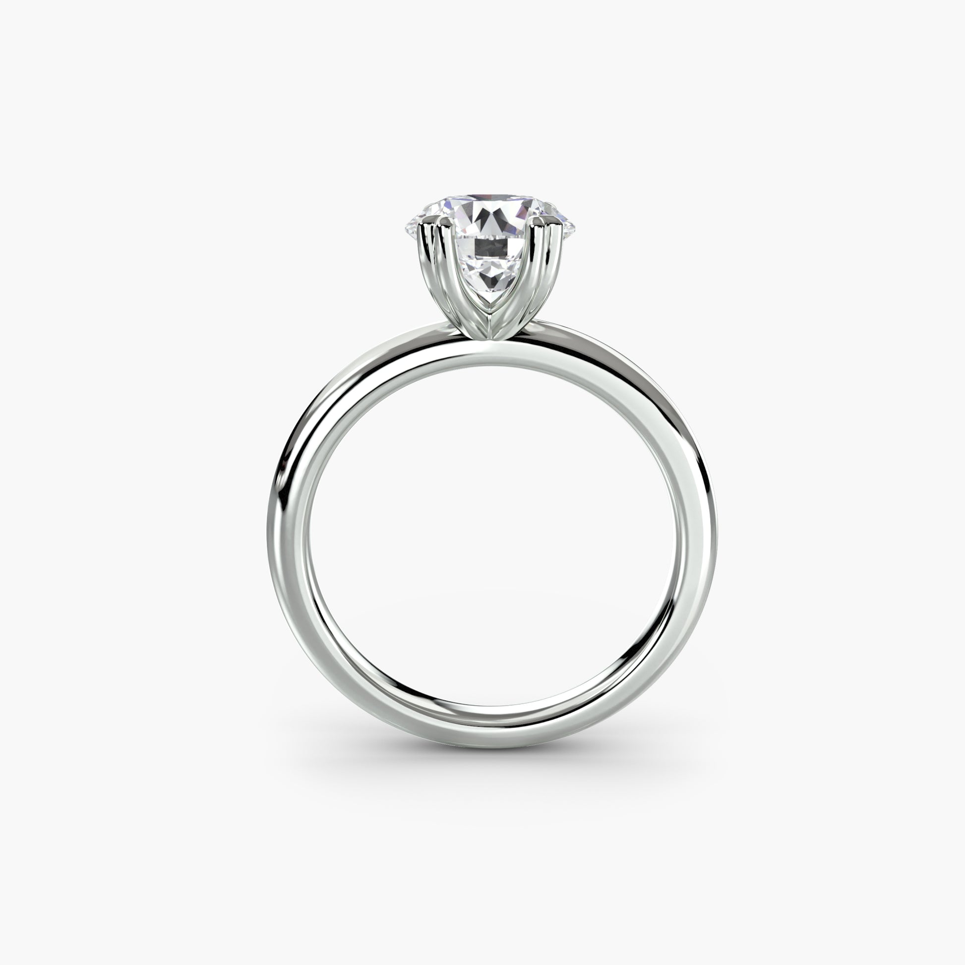 natural diamond ring side angle