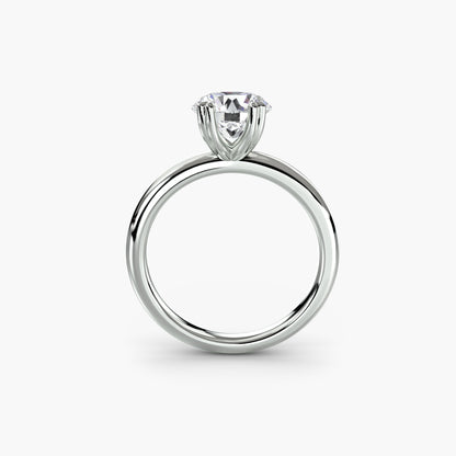 natural diamond ring side angle