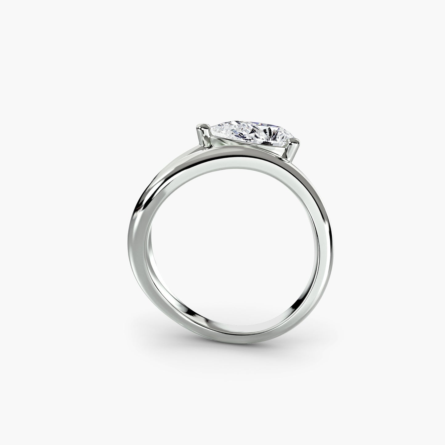 natural diamond ring side angle
