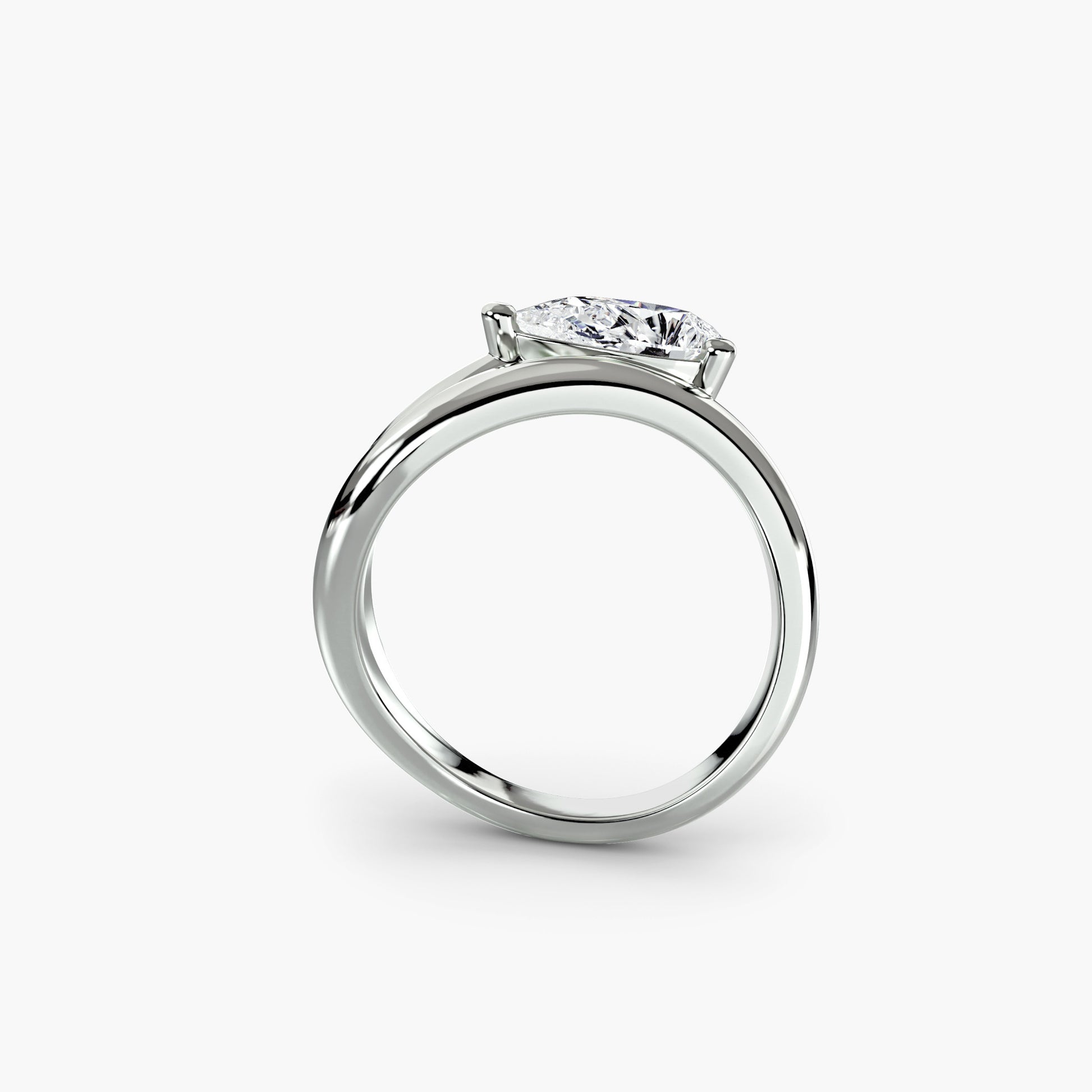 natural diamond ring side angle