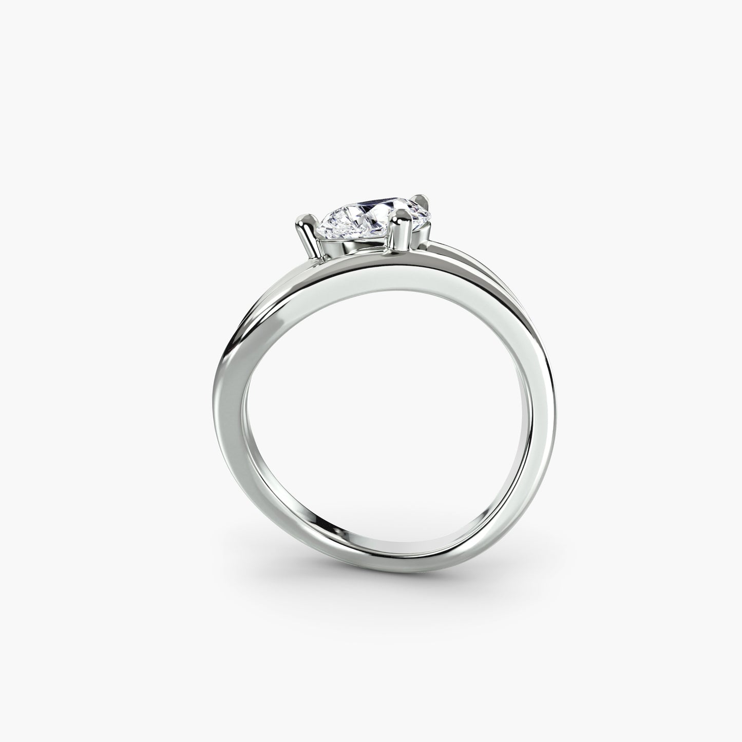 natural diamond ring side angle