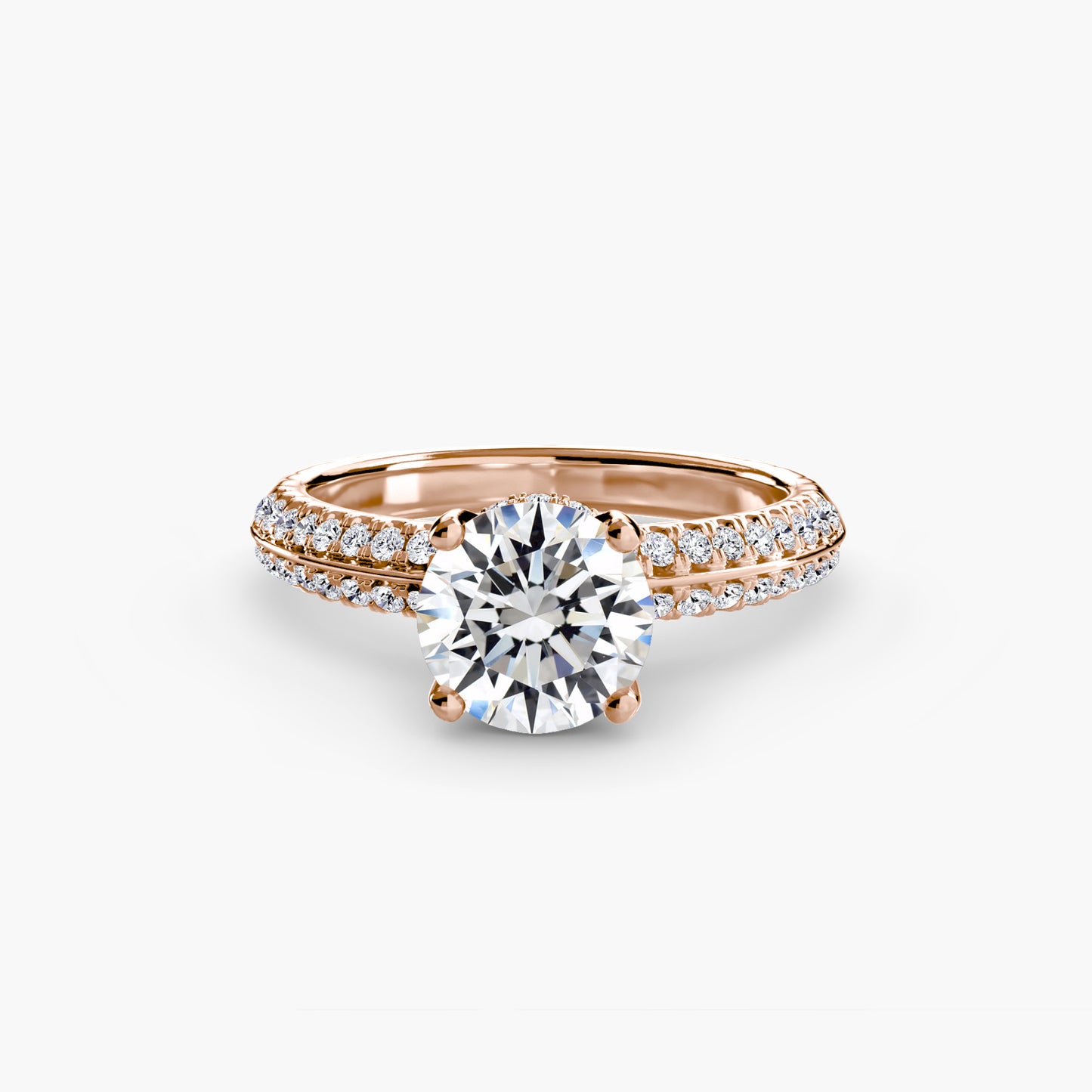natural round diamond 0.36ct other with diamond accents