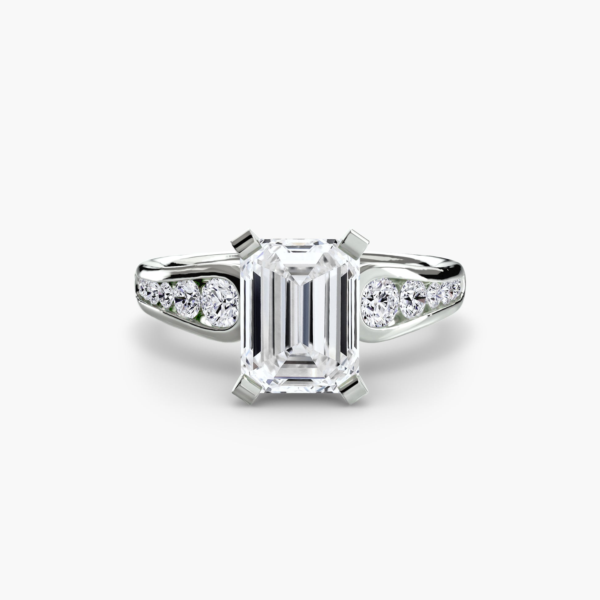 natural round diamond 0.34ct other profile view