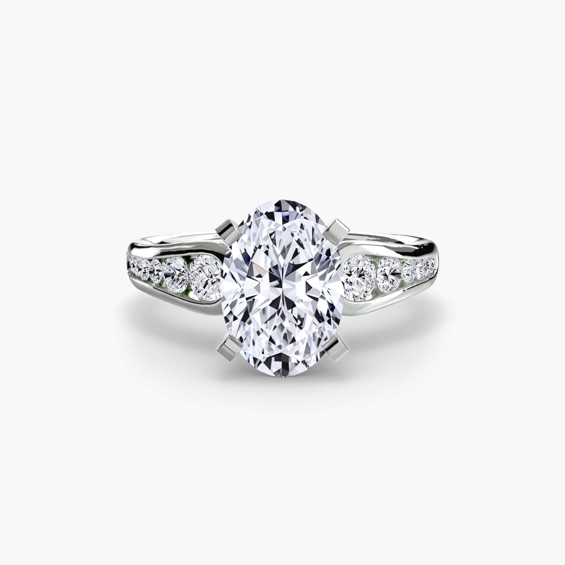 natural round diamond 0.34ct other profile view