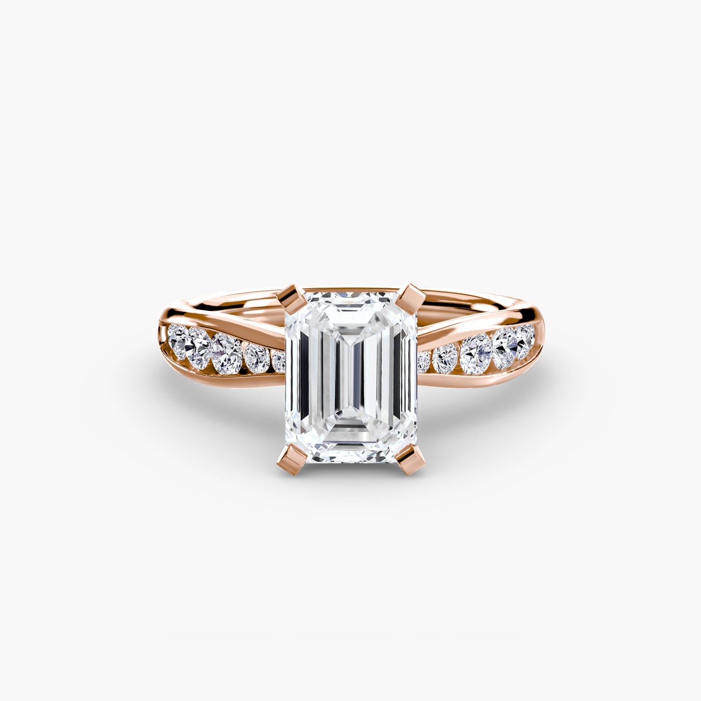 natural round diamond 0.31ct other front view