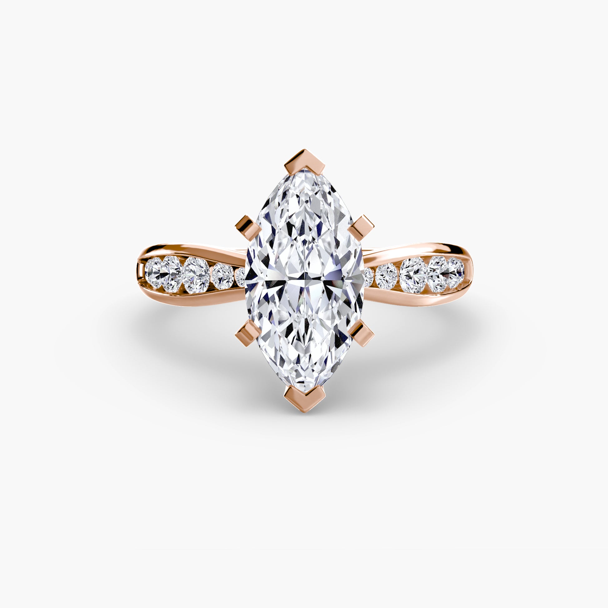 natural round diamond 0.31ct other with diamond accents