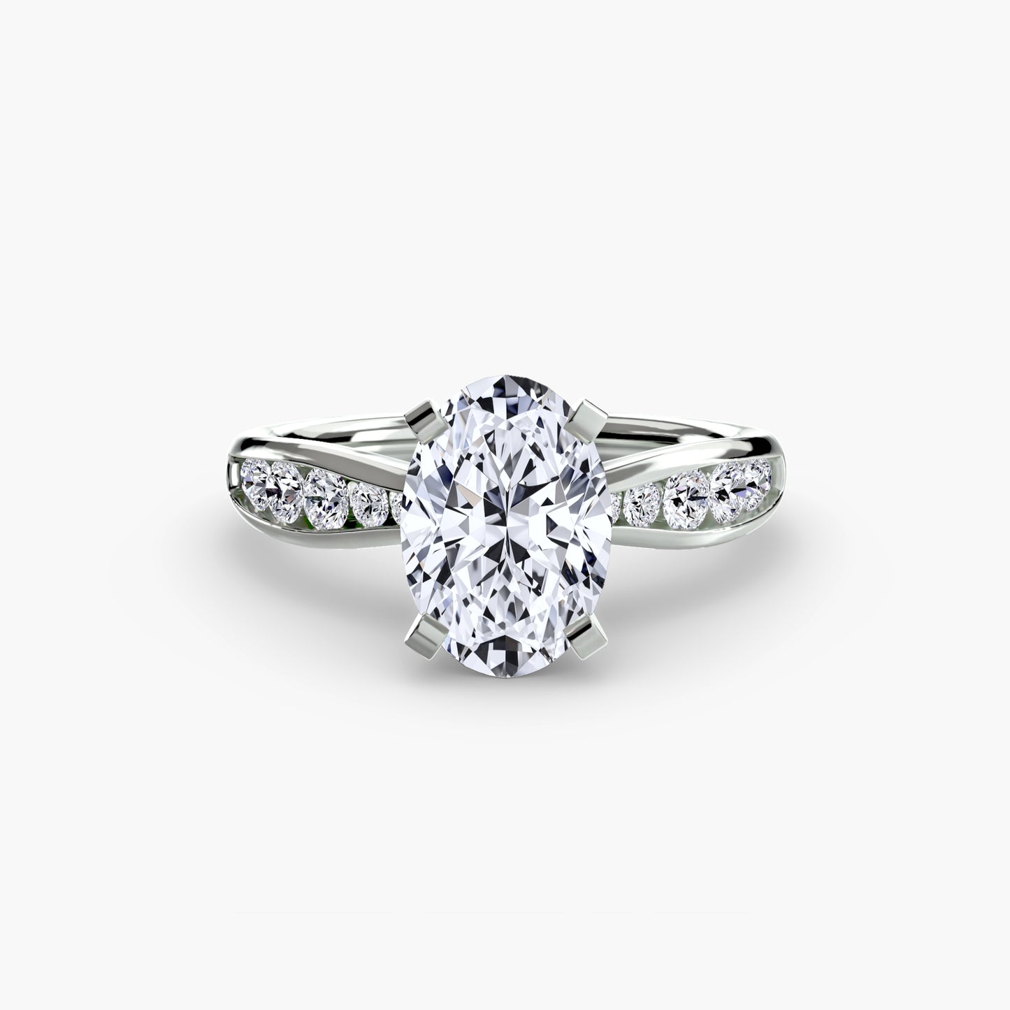 natural round diamond 0.31ct other profile view