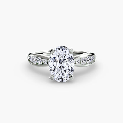 natural round diamond 0.31ct other with diamond accents