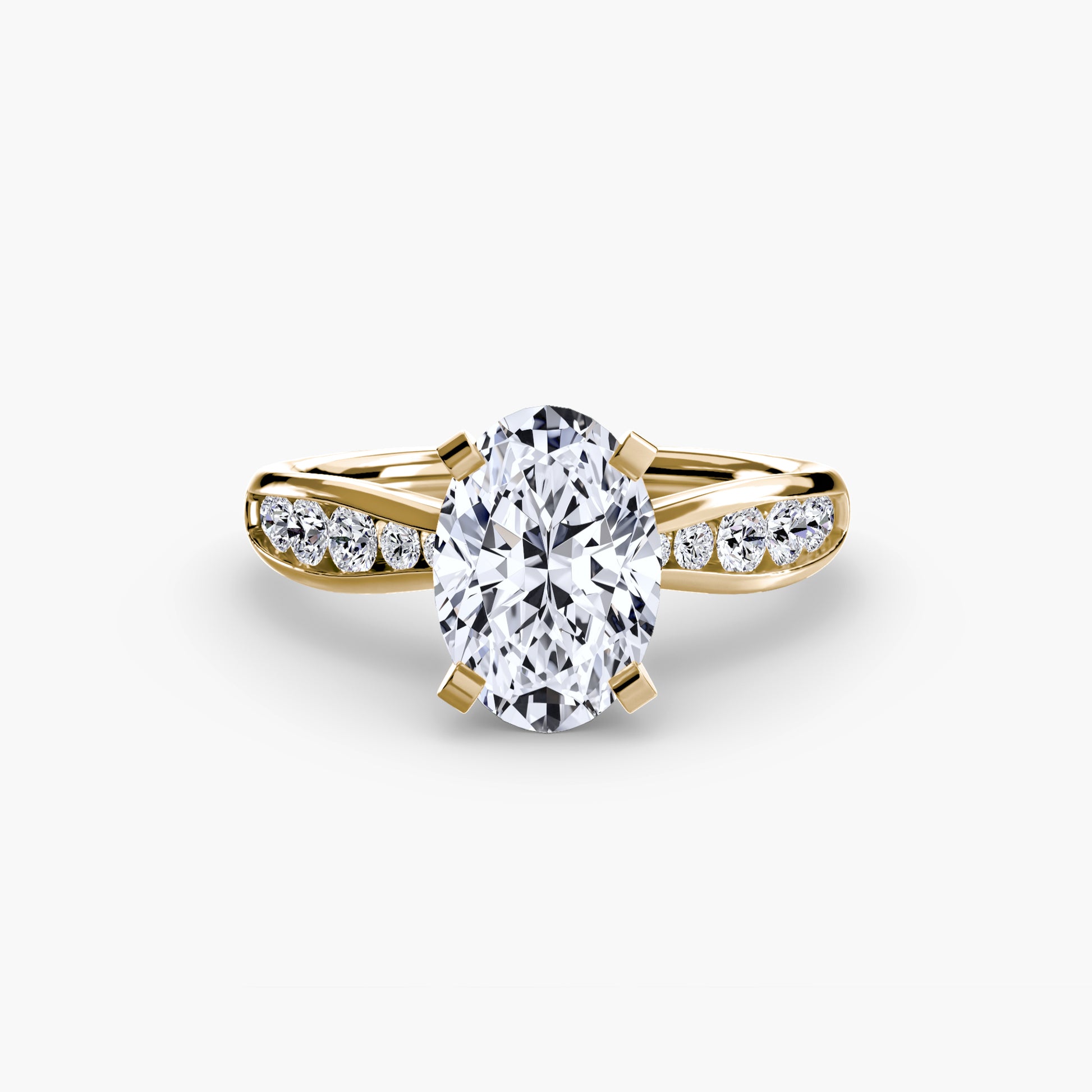 natural round diamond 0.31ct other front view