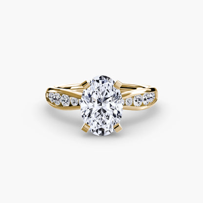 natural round diamond 0.31ct other front view