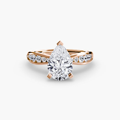 natural round diamond 0.31ct other side angle