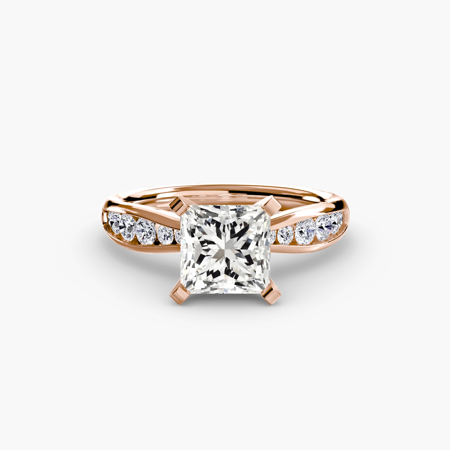 natural round diamond 0.31ct other three quarter angle