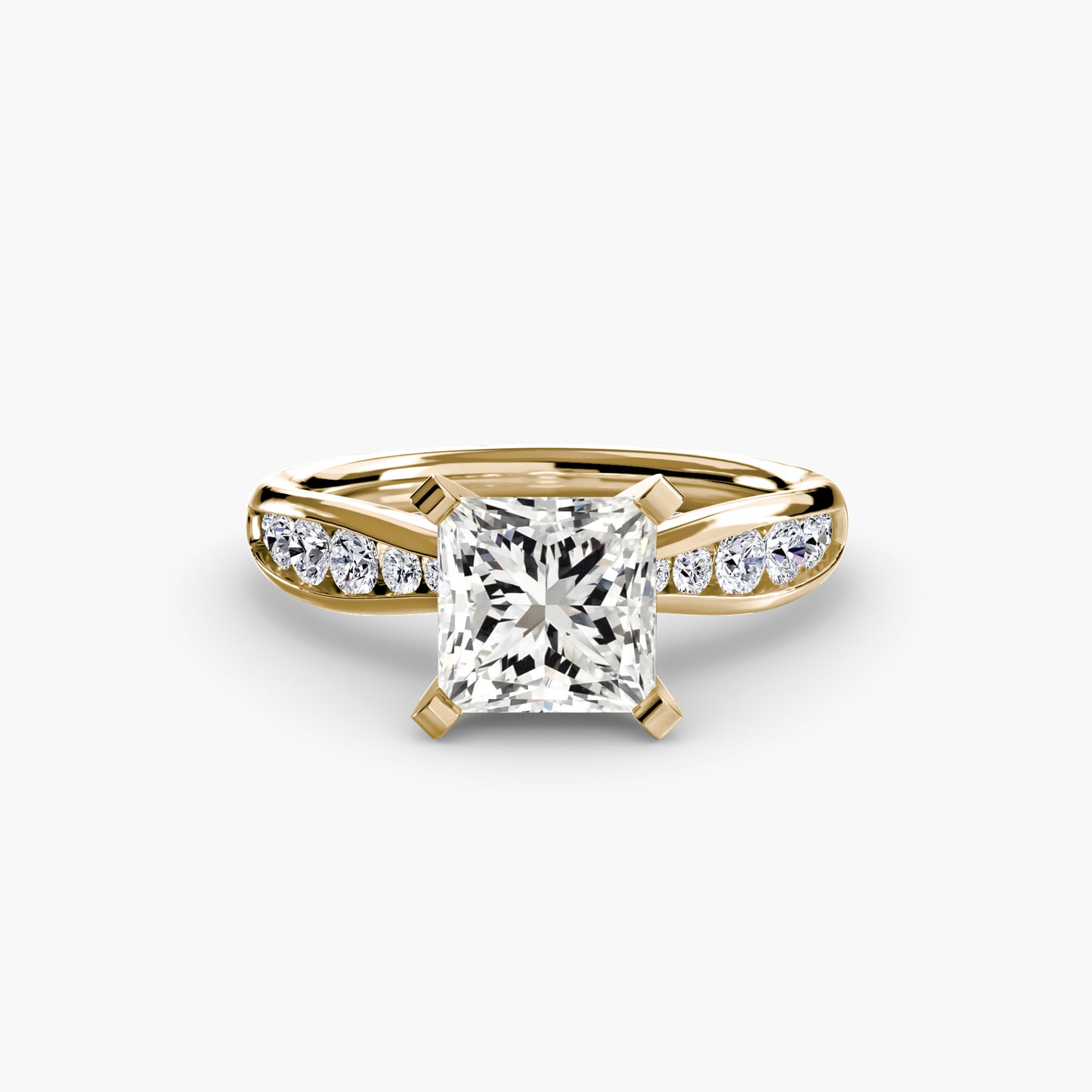 natural round diamond 0.31ct other front view