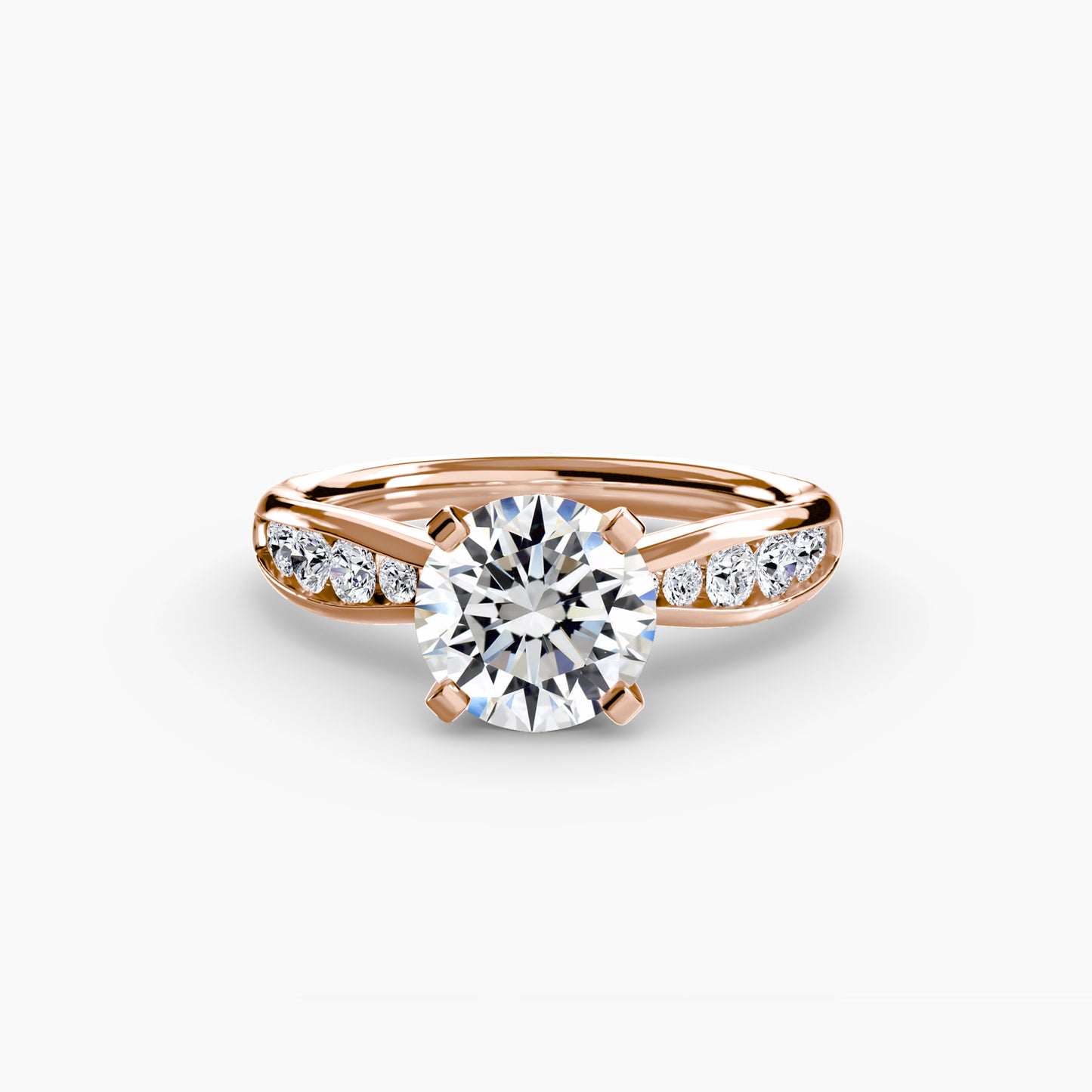 natural round diamond 0.31ct other band detail