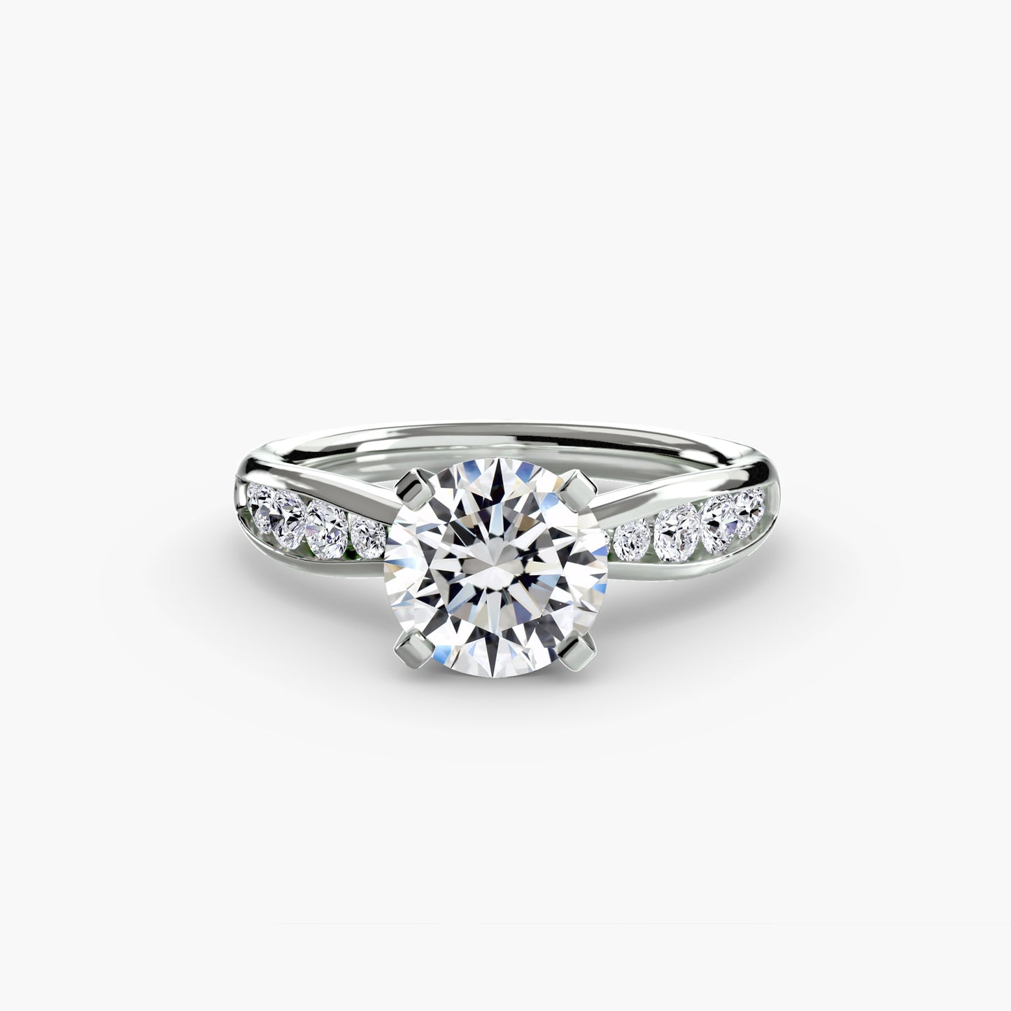 natural round diamond 0.31ct other band detail