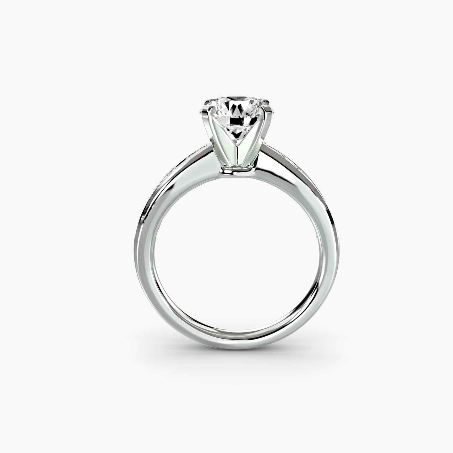natural round diamond 0.31ct other side angle