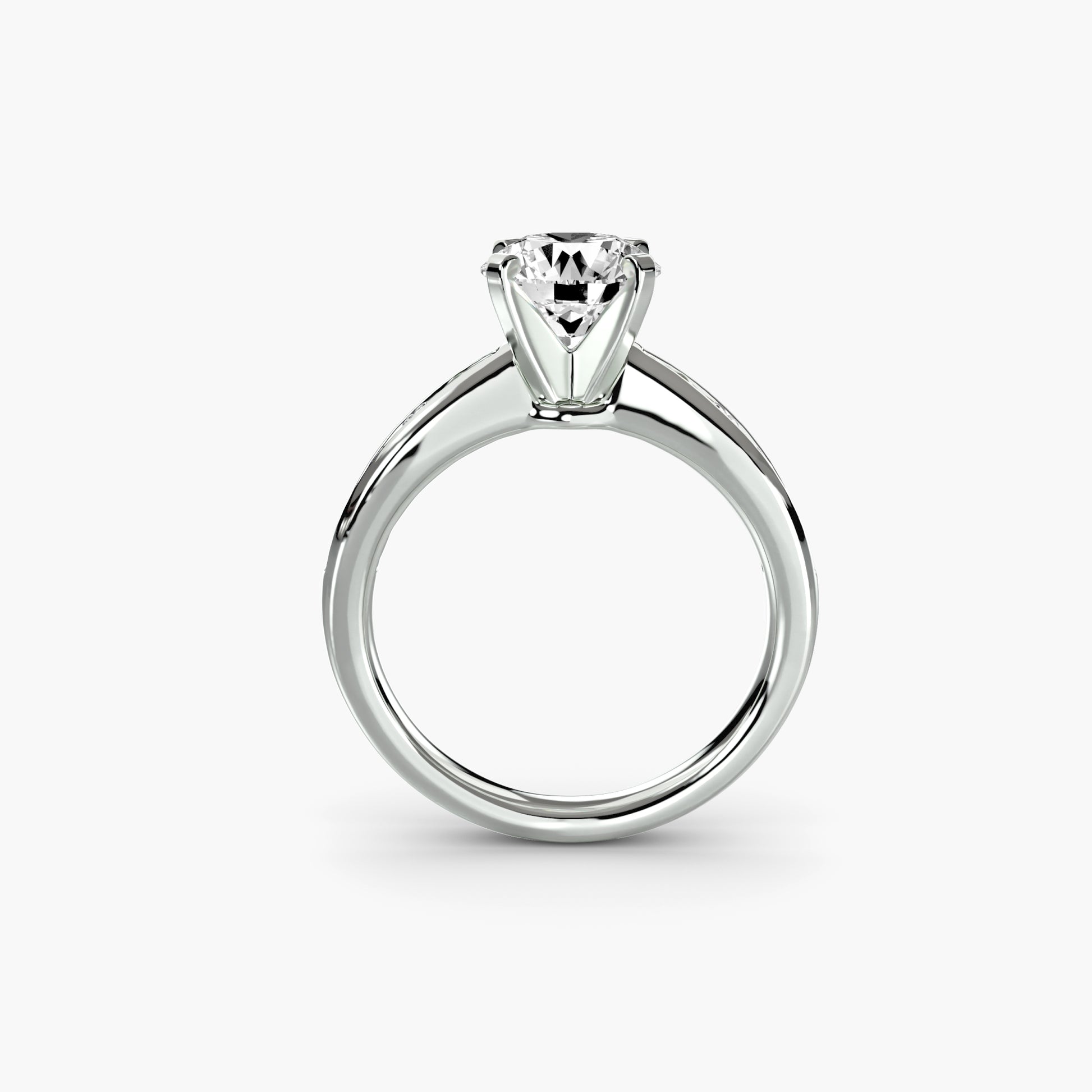 natural round diamond 0.31ct other side angle