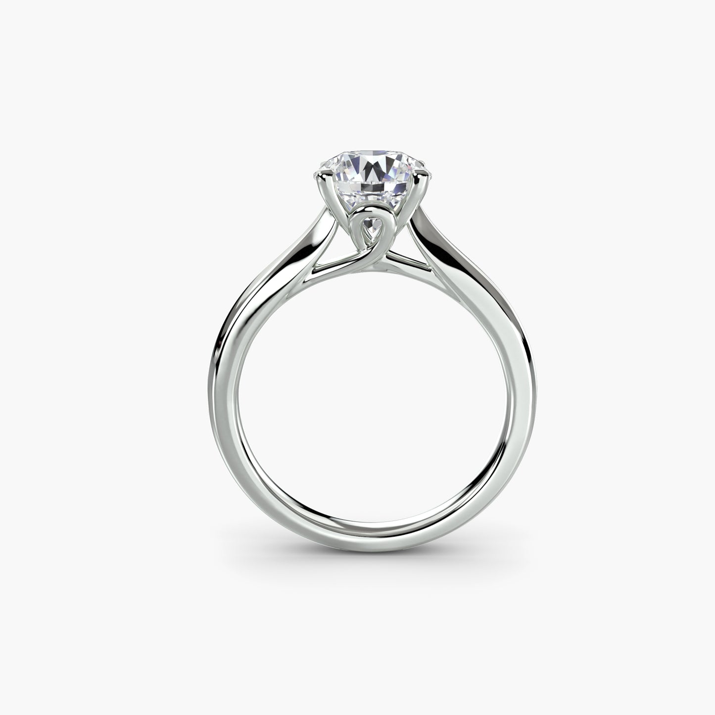 natural diamond ring side angle
