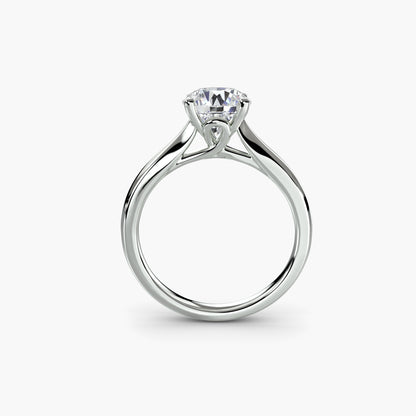 natural diamond ring side angle