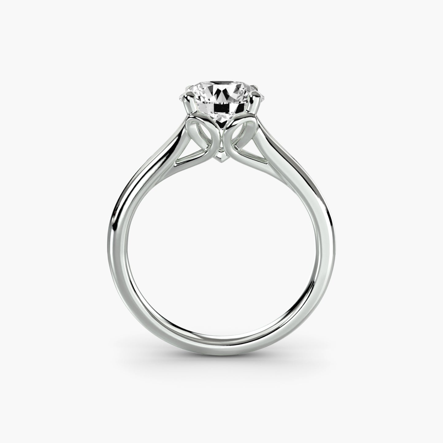 natural diamond ring side angle