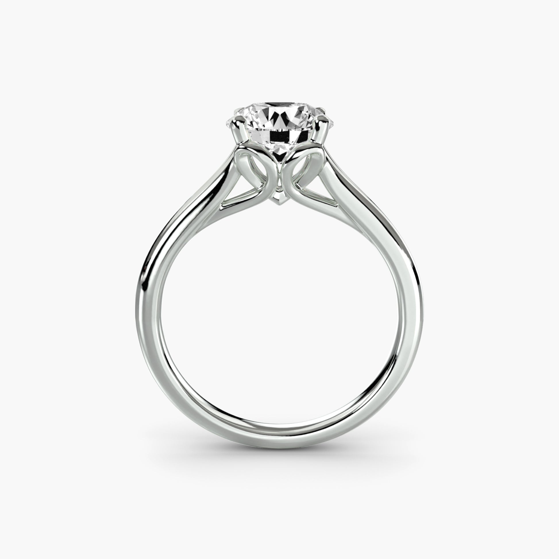 natural diamond ring side angle