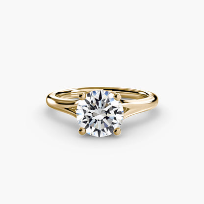 natural diamond ring close up detail