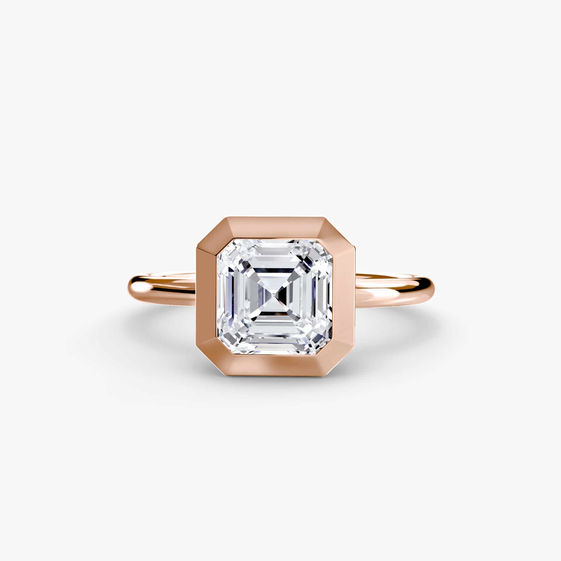 natural diamond watch on white background