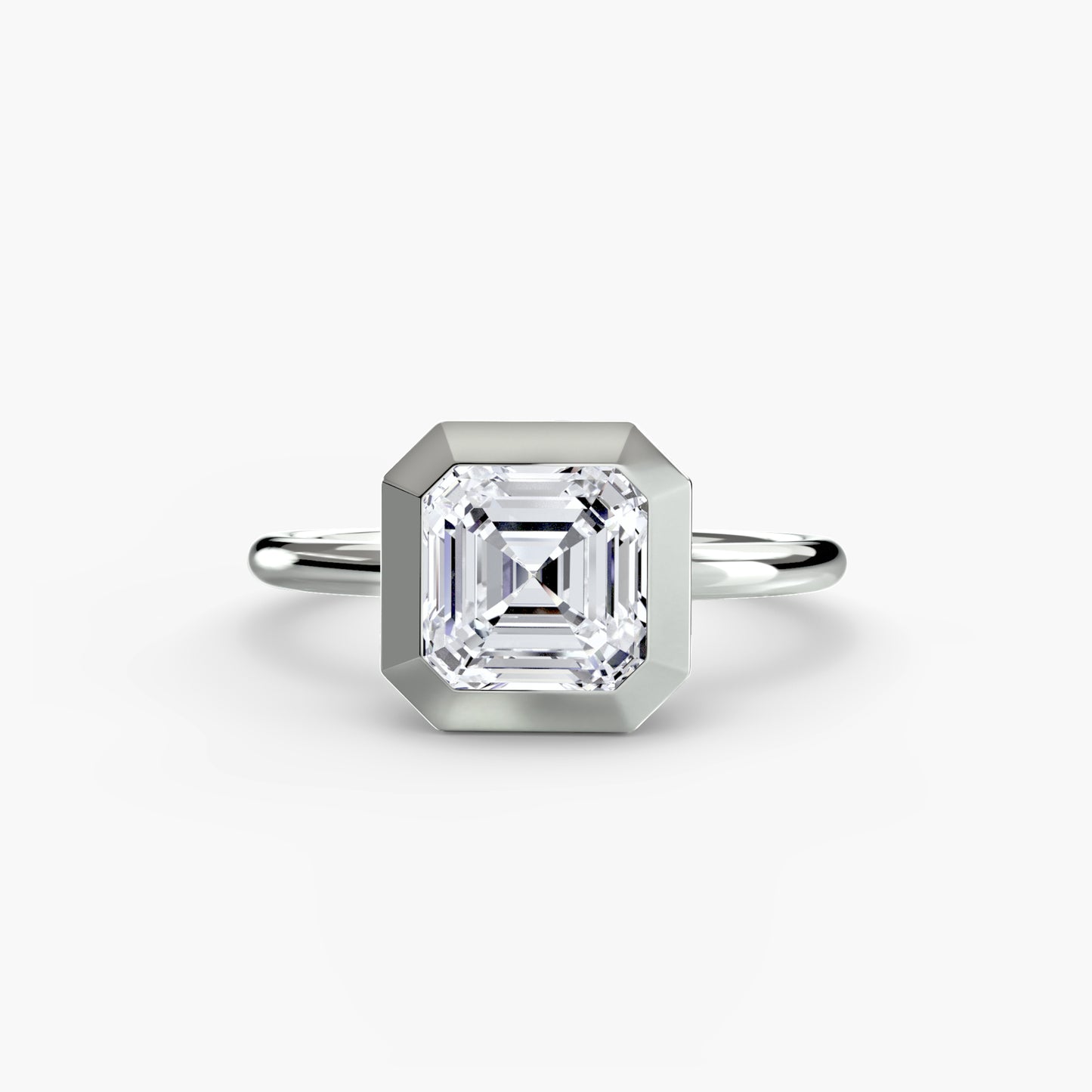 natural diamond watch side angle