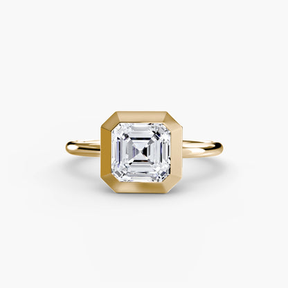 natural diamond watch on white background